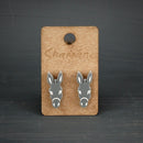 Boucles d'oreilles grises Shamâne